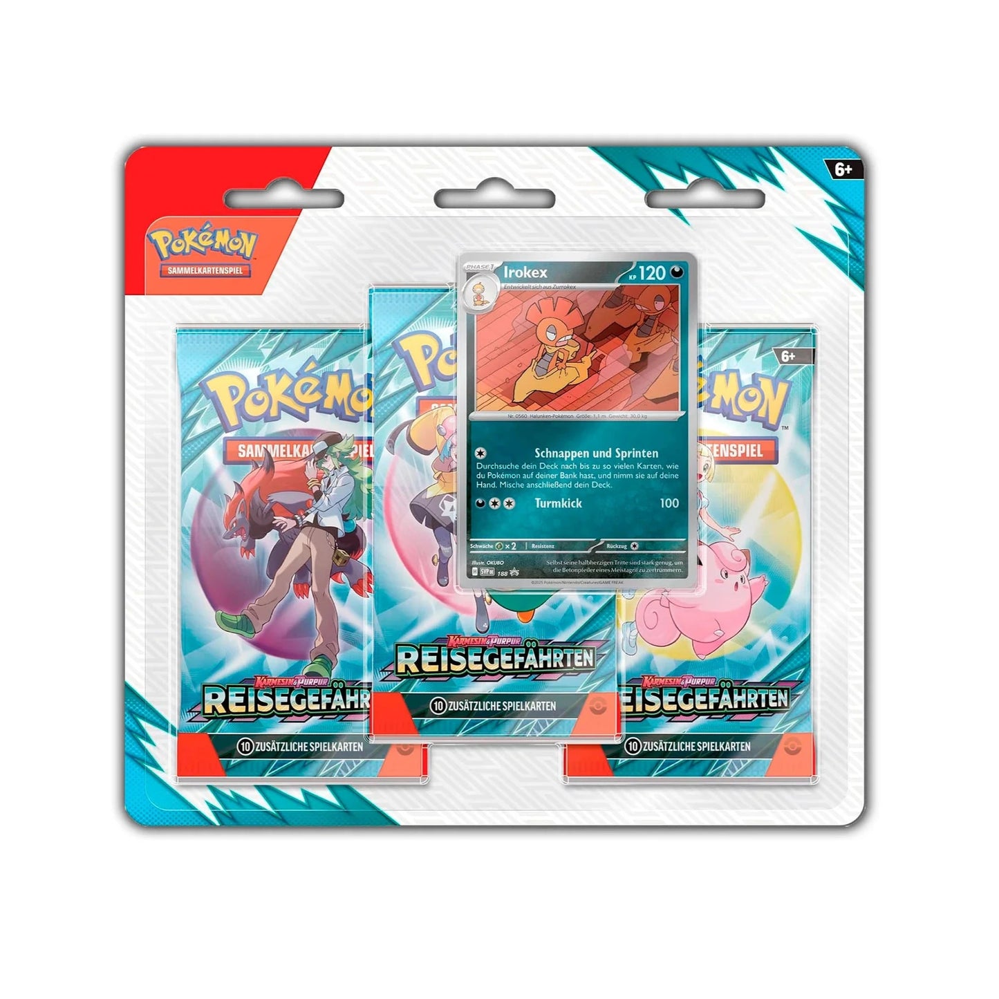 Pokémon Karmesin & Purpur Reisegefährten - 3-Pack-Blister