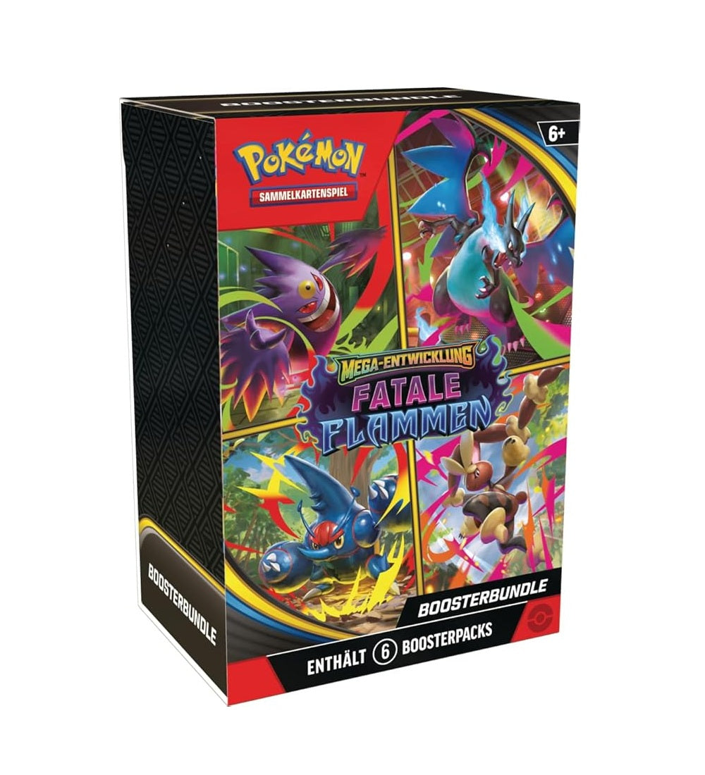 Pokémon Mega-Entwicklung Fatale Flammen Booster Bundle