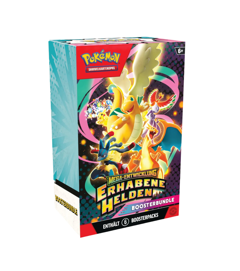 Pokémon Mega-Entwicklung Erhabene Helden Booster Bundle