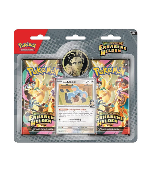 Pokémon Mega Entwicklung Erhaben Helden 2-Pack Blister (DE)
