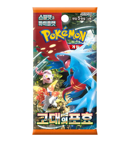 Pokémon Ancient Roar Booster (sv4K) Koreanisch