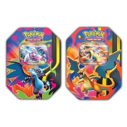 Pokemon Mega Glurak X & Y Tin Box