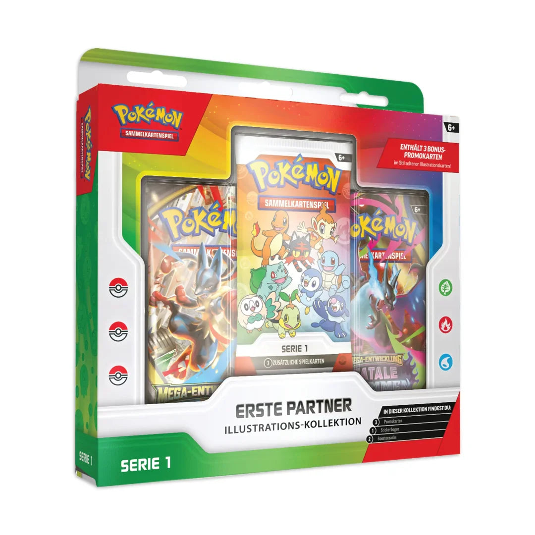 Pokémon Erste Partner Illustrations-Kollektion - Serie 1